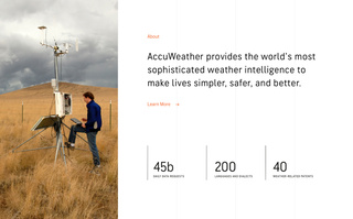 AccuWeather about web UI