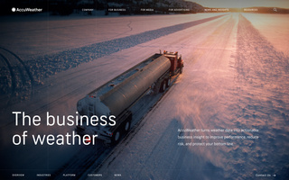 The Business of Weather - web UI