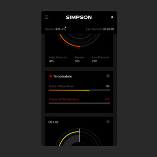 mobile device detail interface